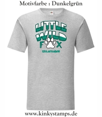 Herren T-Shirt Little wild Fox - untamable