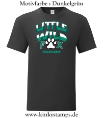 Herren T-Shirt Little wild Fox - untamable