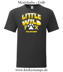 Herren T-Shirt Little wild Fox - untamable