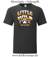 Herren T-Shirt Little wild Fox - untamable