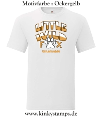 Herren T-Shirt Little wild Fox - untamable