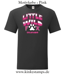 Herren T-Shirt Little wild Fox - untamable