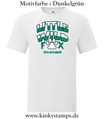 Herren T-Shirt Little wild Fox - untamable