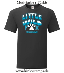 Herren T-Shirt Little wild Fox - untamable