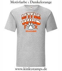 Herren T-Shirt Little wild Fox - untamable