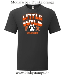 Herren T-Shirt Little wild Fox - untamable