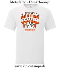 Herren T-Shirt Little wild Fox - untamable