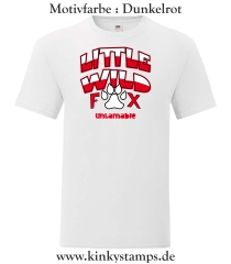 Herren T-Shirt Little wild Fox - untamable