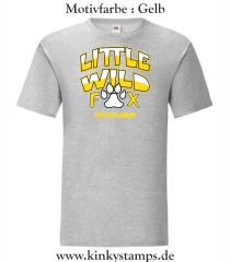 Herren T-Shirt Little wild Fox - untamable