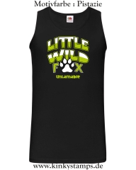 Herren Tanktop Little wild Fox - untamable