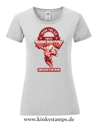 Damen T-Shirt mit rund Ausschnitt Owned Superbitch - thank you Sir