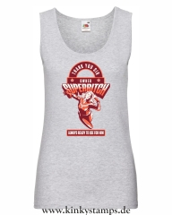 Damen Tanktop Owned Superbitch - thank you Sir