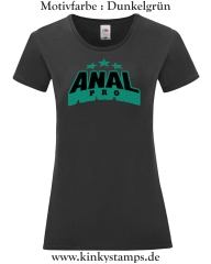 Damen T-Shirt mit rund Ausschnitt Anal Pro