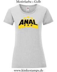 Damen T-Shirt mit rund Ausschnitt Anal Pro