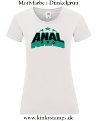 Damen T-Shirt mit rund Ausschnitt Anal Pro