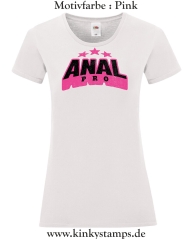 Damen T-Shirt mit rund Ausschnitt Anal Pro