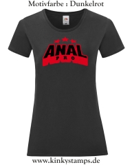 Damen T-Shirt mit rund Ausschnitt Anal Pro