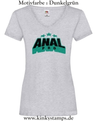 Damen T-Shirt mit V Ausschnitt Anal Pro