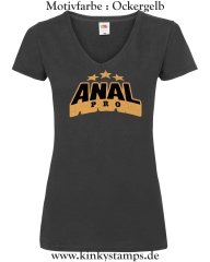 Damen T-Shirt mit V Ausschnitt Anal Pro