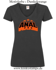 Damen T-Shirt mit V Ausschnitt Anal Pro