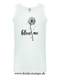 Herren Tanktop Blow me