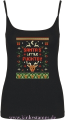 Damen Top mit Träger Santas little Fucktoy