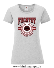Damen T-Shirt mit rund Ausschnitt Fucktoy - Team Blowjob