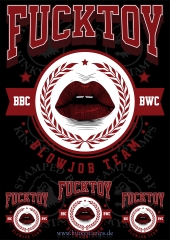 DTF Bügelmotiv Fucktoy - Team Blowjob
