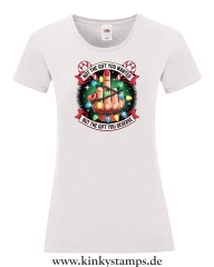 Damen T-Shirt mit rund Ausschnitt Not the Gift you wanted - But the Gift you Deserve