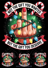 DTF Bügelmotiv „Not the Gift you wanted – But the Gift you Deserve“