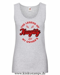 Damen Tanktop The Legend of my Owners Naughty List