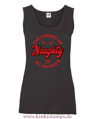 Damen Tanktop The Legend of my Owners Naughty List