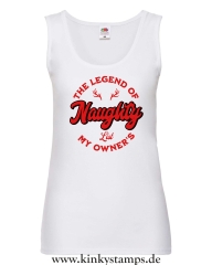 Damen Tanktop The Legend of my Owners Naughty List