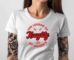 DTF Bügelmotiv The Legend of my Owners Naughty List