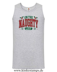 Herren Tanktop On the Naughty List