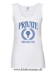 Damen Tanktop PRIVATE THREE-HOLE SLUT