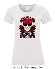 Damen T-Shirt mit rund Ausschnitt Schamloser Mistkerl