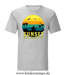 Herren T-Shirt Sunset - Enjoy Outdoor Fun