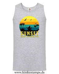 Herren Tanktop Sunset - Enjoy Outdoor Fun