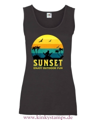 Damen Tanktop Sunset - Enjoy Outdoor Fun