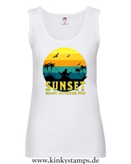 Damen Tanktop Sunset - Enjoy Outdoor Fun