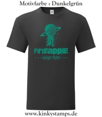 Herren T-Shirt Pineapple Swinger Planet