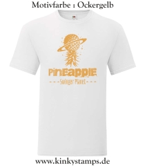 Herren T-Shirt Pineapple Swinger Planet