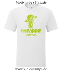 Herren T-Shirt Pineapple Swinger Planet