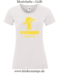 Damen T-Shirt mit rund Ausschnitt Pineapple Swinger Planet