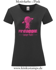 Damen T-Shirt mit rund Ausschnitt Pineapple Swinger Planet