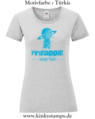 Damen T-Shirt mit rund Ausschnitt Pineapple Swinger Planet