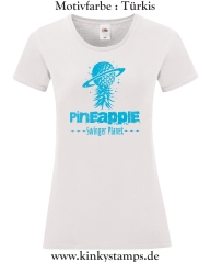 Damen T-Shirt mit rund Ausschnitt Pineapple Swinger Planet