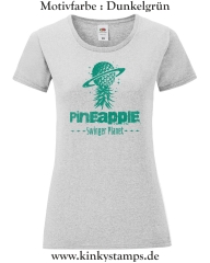 Damen T-Shirt mit rund Ausschnitt Pineapple Swinger Planet