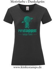 Damen T-Shirt mit rund Ausschnitt Pineapple Swinger Planet